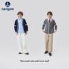 Navigare Boys' V-Neck Color Block Cardigan Sweater