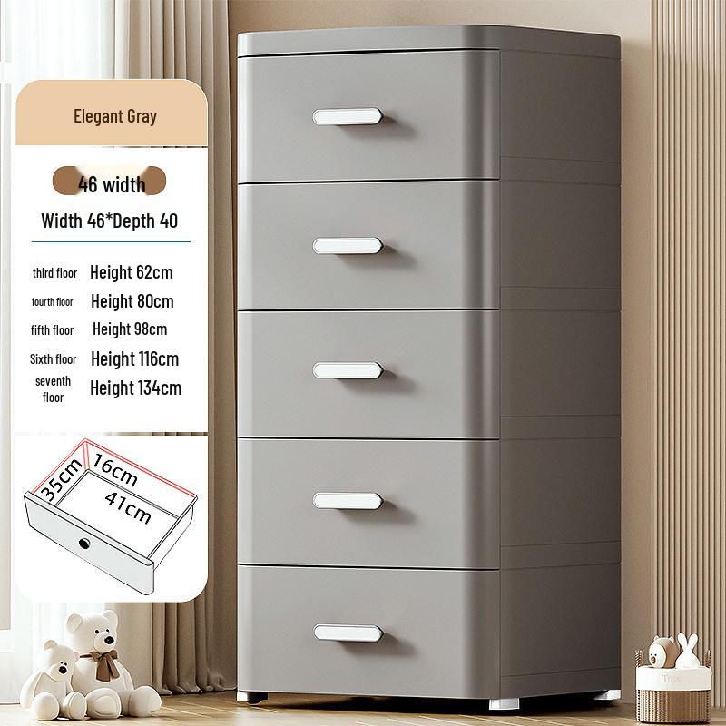 Thickened Drawer Storage Cabinet: Versatile Under-Desk, Living Room & Bedroom Organizer