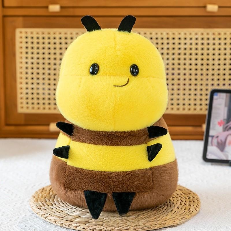 Cute Bee Plush Toy Cartoon Pillow For Kids Baby Gift Home Decor