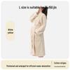 Unisex Thickened Cotton Bathrobe - Absorbent, Quick-Drying, All-Season, Plus Size Pajamas