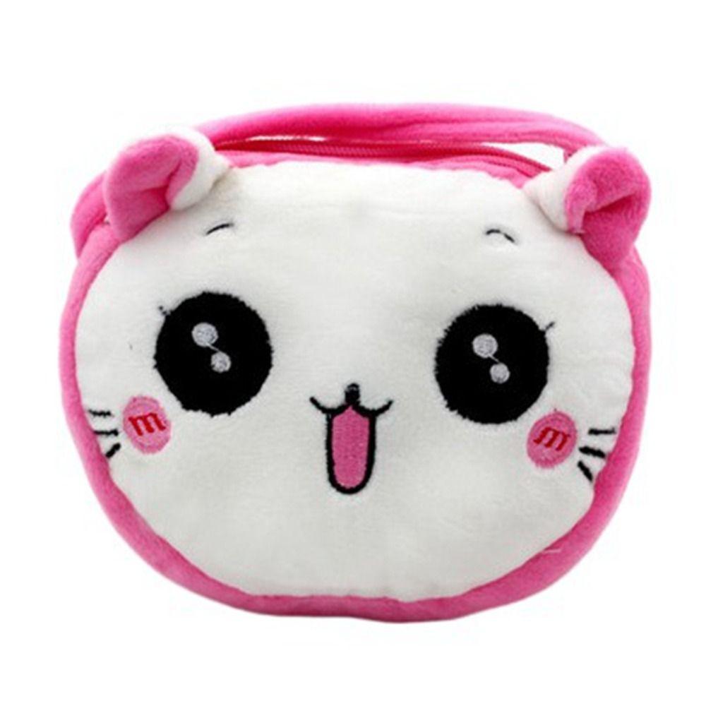 

Мультяшный плюшевый кошелек-кроссбоди с животным, детская мультяшная сумка-мессенджер, мультяшная плюшевая сумка через плечо, подарок для девочки frog