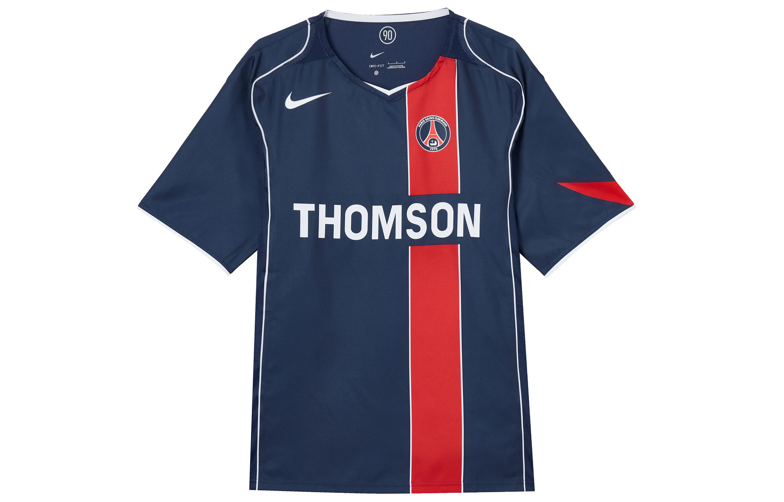

Nike Paris Saint-Germain 2004 Total 90 Reissue Men s Nike Soccer Replica Jersey IF9578-410 L