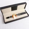 Chinese Enterprises Supply Iridium Nib Acrylic Metal Gifts Pen Leather Gift Box Set Business Signature Pen Ballpoint Pen