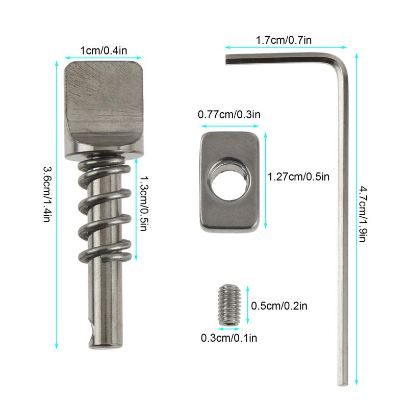 Surfboard Fin Screws Stainless Steel Fin Screws Heavy Duty No Tool Surfboard Fin Screws Surfing Accessories For Men Women