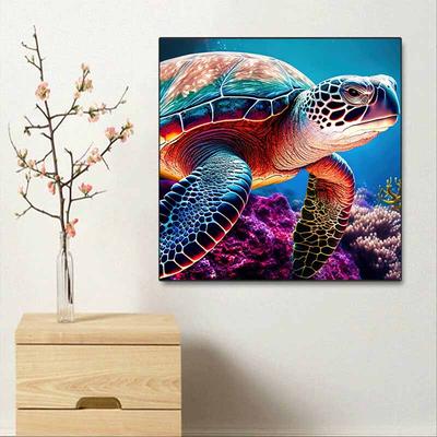 Nuovo Arrivo 5D Fai da Te Pittura Diamante Cerchio Completo "Tartaruga" Ricamo Punto Croce Decorazione Casa Regalo