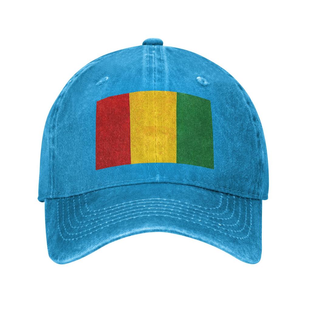 Jamaican Reggae Rasta Lion Jamaica Flag Washed Denim Cap Casual Baseball Caps Adjustable Hat Summer Unisex Baseball Hats