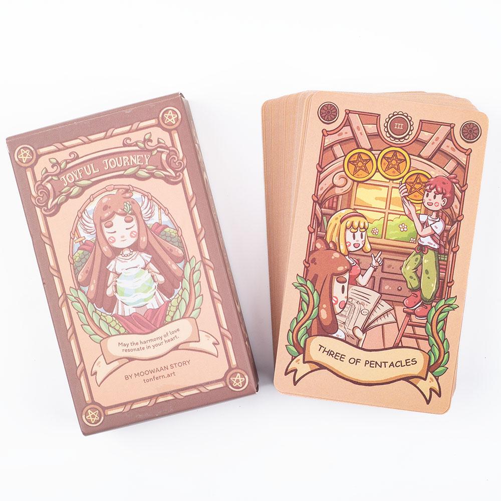 Baraja de Tarot Viaje Alegre 78 Cartas Fiesta Familiar Ocio Juego de Mesa