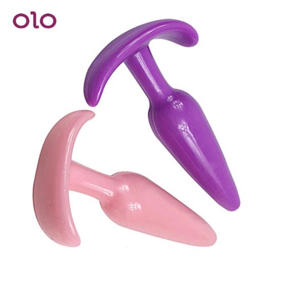 Produits pour adultes drôles hommes femmes Plug Anal Couple bout à bout gode masseur Flexible