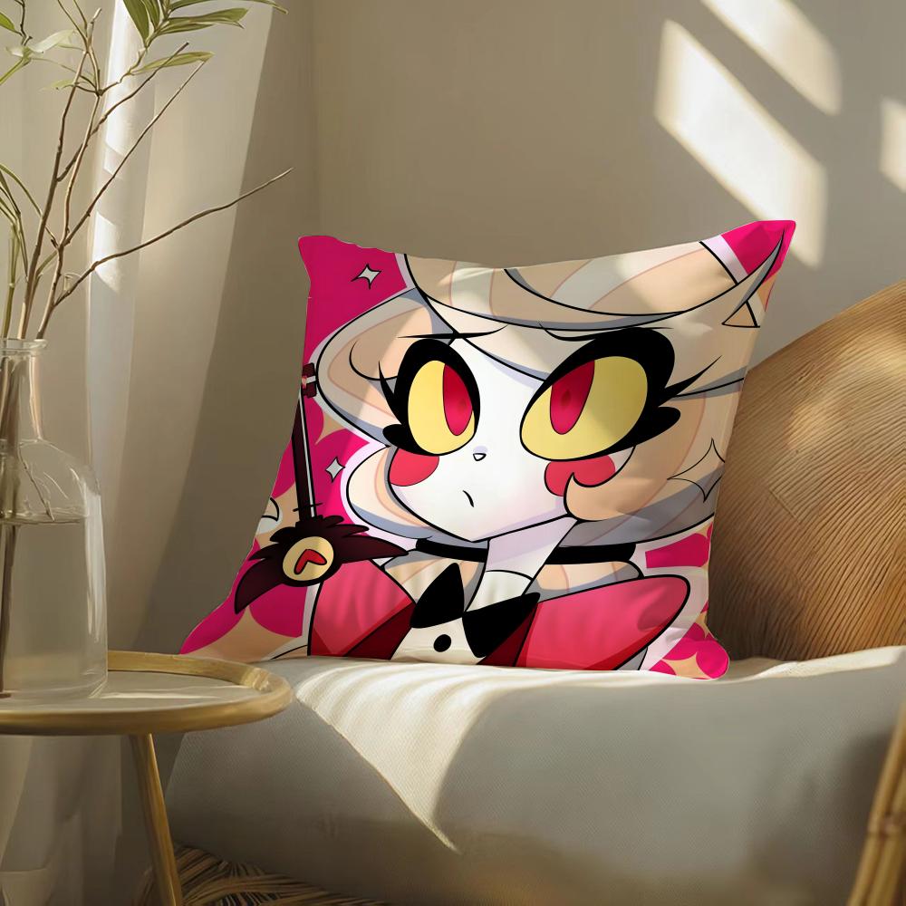 Hazbin Hotel Kissenbezug Seidig Elegant Komfort Schlafsofa Versteckter Reißverschluss