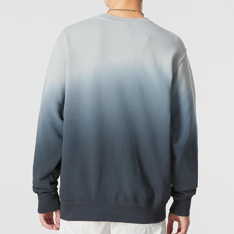 Nike Logo Print Casual Loose Long Sleeve Crew Neck Sweatshirt Men Tops Blue DQ4628-070