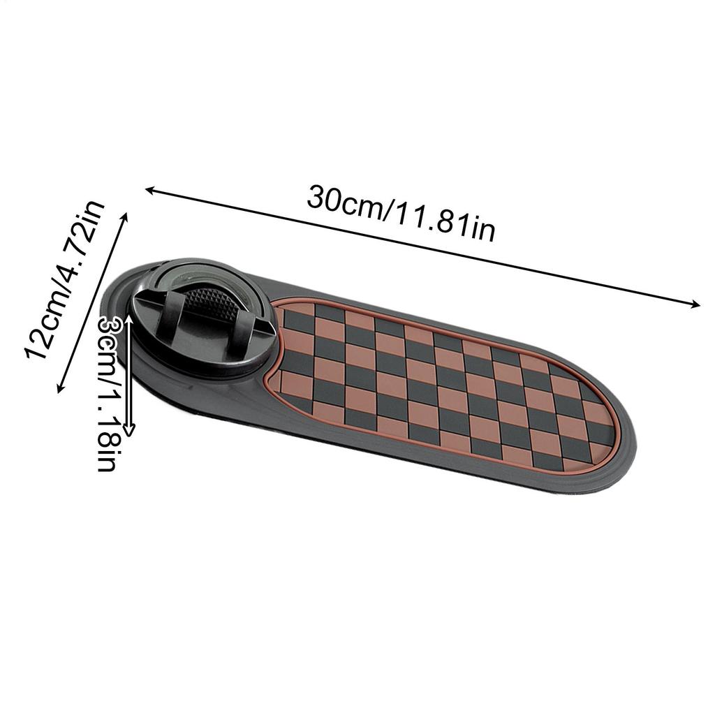 Car Phone Holder Anti-slip Pad Multifunction Car Anti-Slip Mat Phone Stand With Parking Number Organizer For Car Dashboard