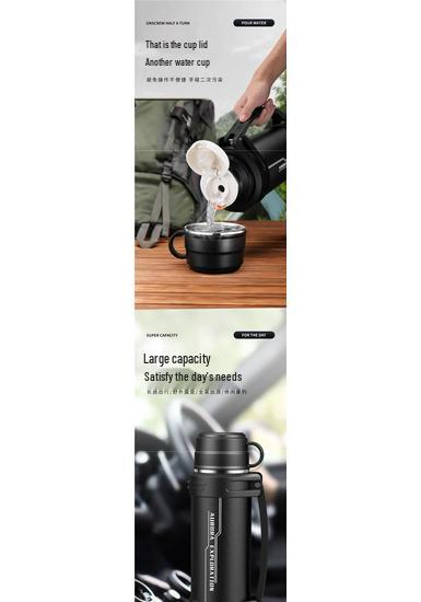 316 Stainless Steel Large Capacity Travel Thermos Flask – Portable Insulated Water Bottle for Hot & Cold Beverages