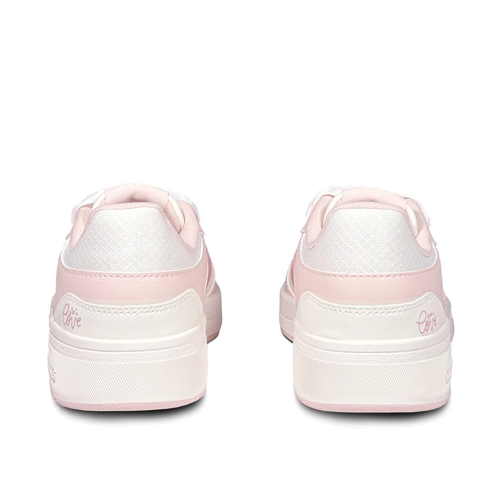 adidas COURTBEAT Escape Heartbeat Low Top Skateboard Shoes Unisex Pink White KI6785(Team-814)