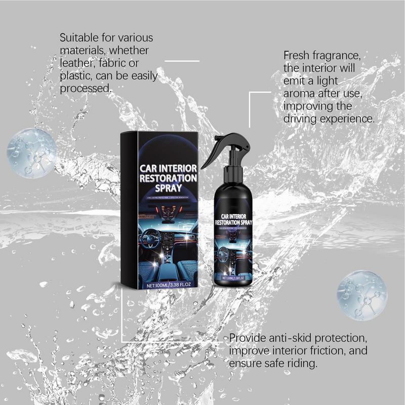 Powerful Interior Cleaner 100ml Auto Interior Renovation Agent Car Detailing Cleaning Essence Car Cleaning Product