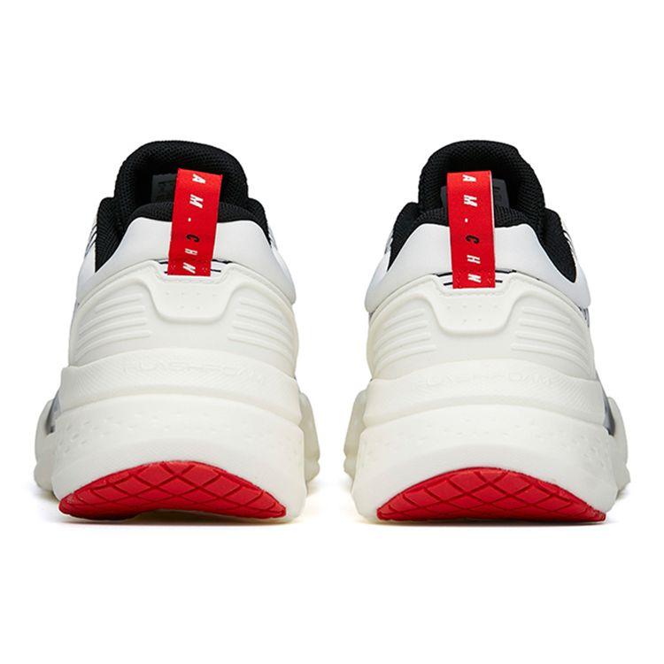 Anta Training Shoes With Fabric TPU Shock Absorption Anti-Slip Wear-Resistant Breathable Low-Top Men Sneaker White Black 112217785-2