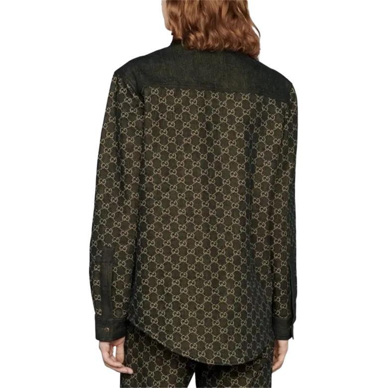 Gucci Shirts Men's Black Moderate 669613-XDBUF-1289