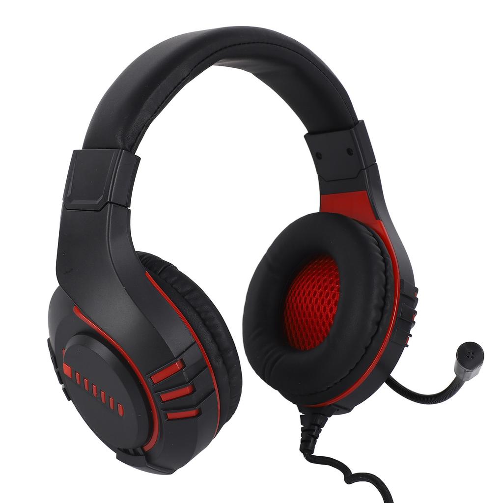 Gaming Headset Noise Cancelling Stereo Strong Bass Line Control Cool Lighting Wired Gaming Headphones for PS4 for PS5