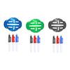 Golfs Ball Drawing Line Tool Golf Ball Liner With 3 Pens Line Marking Drawing Stencils Marker Alignment Tool Easy To Use