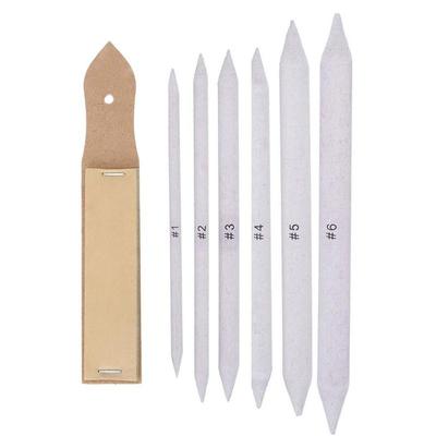 Set da 7 pezzi per sfumare ceppo di carta per schizzi penna a carboncino per schizzi matita per sfumare bastoncini per sfumare strumenti per sfumare frullatori per disegno artistico per disegnare