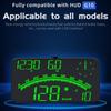 New Digital Speedometer Universal GPS Car HUD Head Up Display MPH Overspeed Alarm