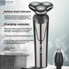 Electric Shaver Intelligent High-power LCD Display Beard Trimmer Rechargeable Facial Hair Trimmer