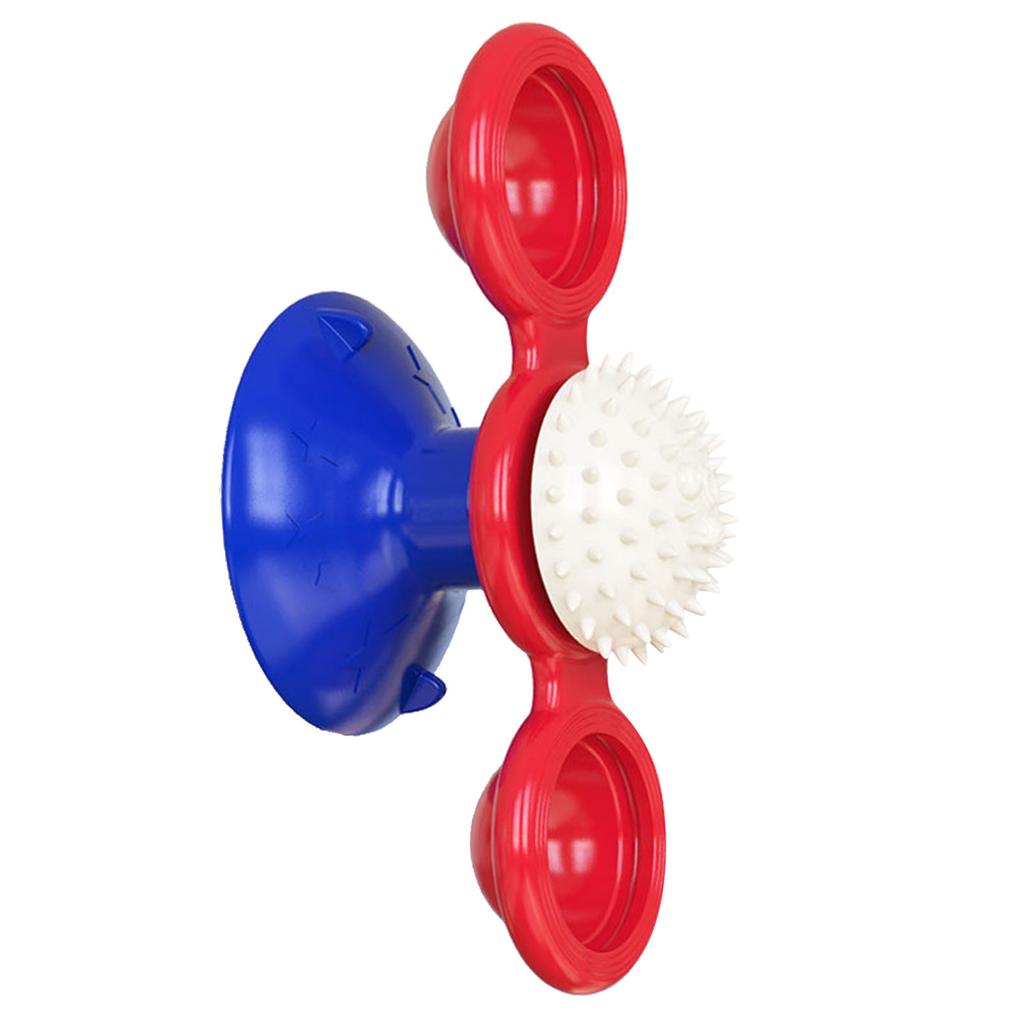 Windmill Cat Toy Rotating Interactive Multifunctional Kitten Comb Toy for Wall Door