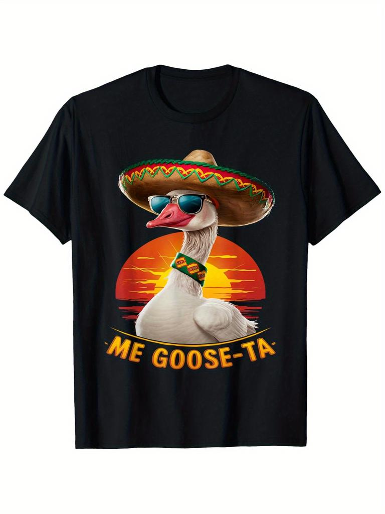 Mexican Funny Spanish Goose Me Goose Ta T-Shirt for Men Women, Prefect Holiday Gift Birthday Gifts for Mom Dad Men Women