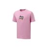 PUMA Cartoon Print Sports Round Neck Short Sleeve T-Shirt Men Tops Pink 530222-81