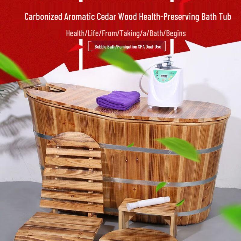 

Ванна для замочування з масиву дерева