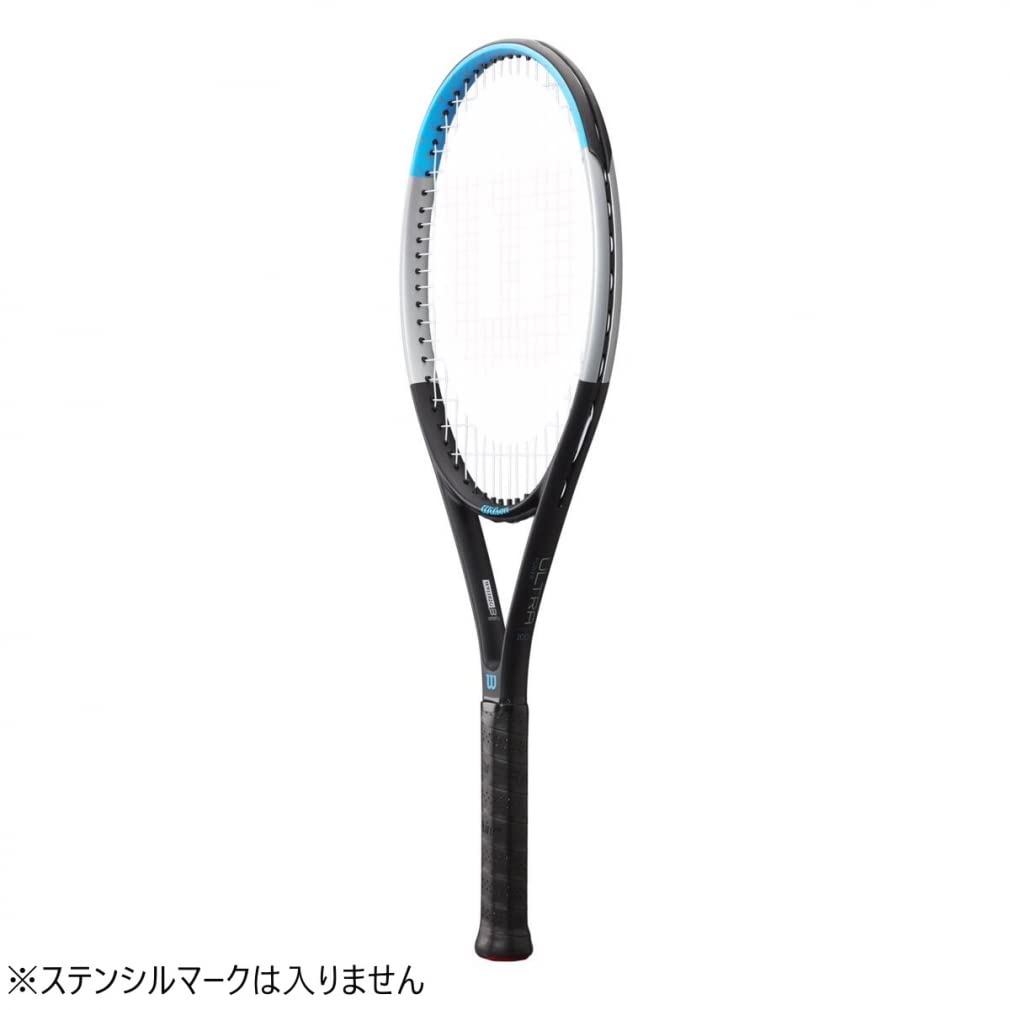 Wilson ULTRA POWER 100 2 Tennis Black X Sax Blue Racket, Pre-strung,