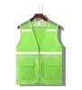 Gilet Estivo in Rete Personalizzato con Tasche - Camicia Traspirante per Attività di Volontariato