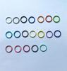 Bulk 1000pcs Colorful Jump Ring Earring Bracelet Accessory Opener Ring Maker for Earring Key Chain Connector Jewelry Findings