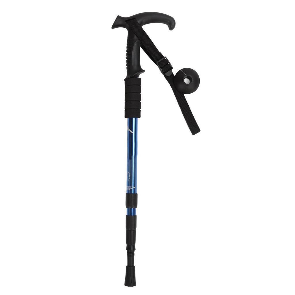 Telescopic Walking Stick Professional Aluminium Alloy Shock Absorption Adjustable Hiking Poles for