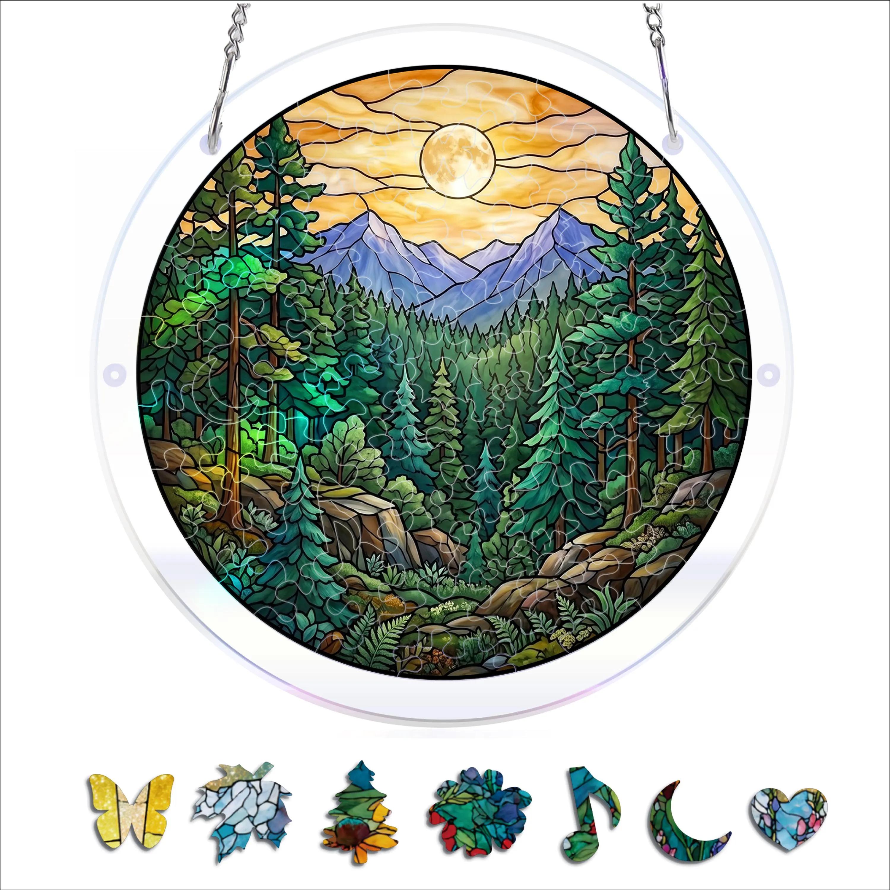 

83 Piece Acrylic Suncatcher Window Hanging Panel 19cm Decorative Geometric Design Light Reflecting Art Piece for Indoor Use One Size