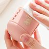 Makeup Sponge Storage Bag Anti-Dust Fully Wrapped Design Breathable Ventilated Hollow Structure Portable Handle Food-Grade Silicone Makeup Applicator