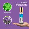 Earth Essentials Lavender Essential Oil Roll On 8ml Calming Aromatherapy for Sleep Stress Relief Relaxation Pure Natural Essential Oil Pocket Fri