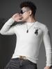 European Station 2025 New Trendy Bear Print Round Neck Sweater Men's Autumn and Winter Pullover Long Sleeve Knitted Sweater for Men