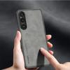 Case for Sony Xperia 1 V II Vii Luxury Sheepskin PU Leather Silicone Shockproof Matte Bumper Cover for Xperia 1V 10V Phone Shell
