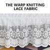 Lace Bed Skirts Easy On/Off Elastic Wrap Around Dust Ruffle For Hotel Use