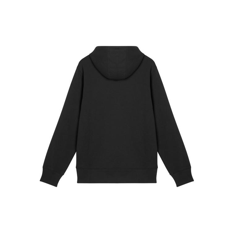 New Balance Embroidered Logo Sports Pullover Autumn Black Men's AMT11550-BK