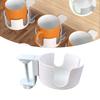 Fashionable Desk Edges Cup Holder Clamp Secure Beverages Dock for Office Use Workspaces Adjustable Desk Attachment