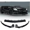 Car Front Bumper Trim Strip Moulding Lip Chrome Compatible For Mercedes W218 CLS 2015 2016-2018 A2188851574 A2188851674 A2188851774(1pc Right Silver)