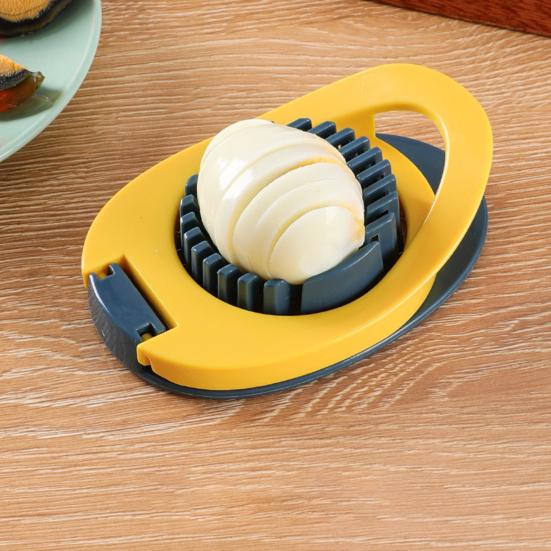 Egg Splitter Easy to Use Stainless Steel Wire Egg Cutter with ABS Body Egg Salad Maker Compact Size Kitchen Tool