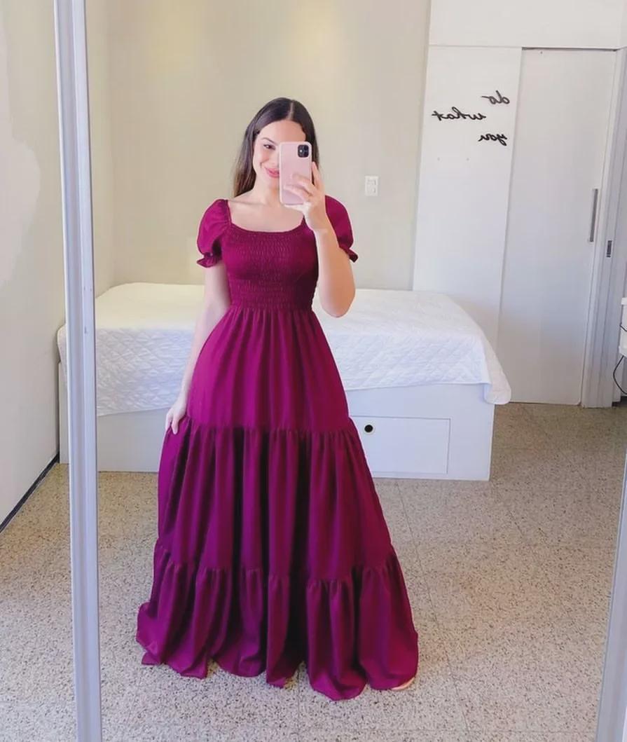 

Весна/Лето 2025 Европейское и Американское Женское Длинное Платье Феи на Одно Плечо С Цветочным Принтом XXXL