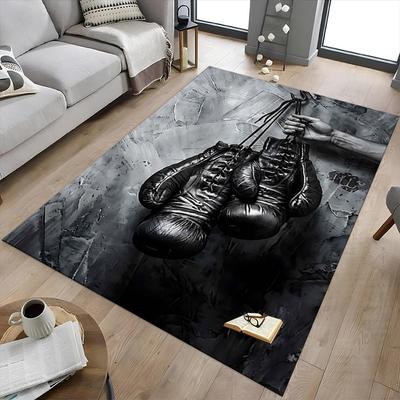 1PC Boxing Gloves Extra Large Non-Slip Floor Carpet, Office, Family, Bedroom, Studio Large Area Rug,Longlasting Material-J0377