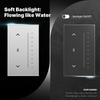 Zigbee Smart Curtain Wall Switch EU UA Wireless Tuya Smartlife APP Remote Control Alexa Google Home