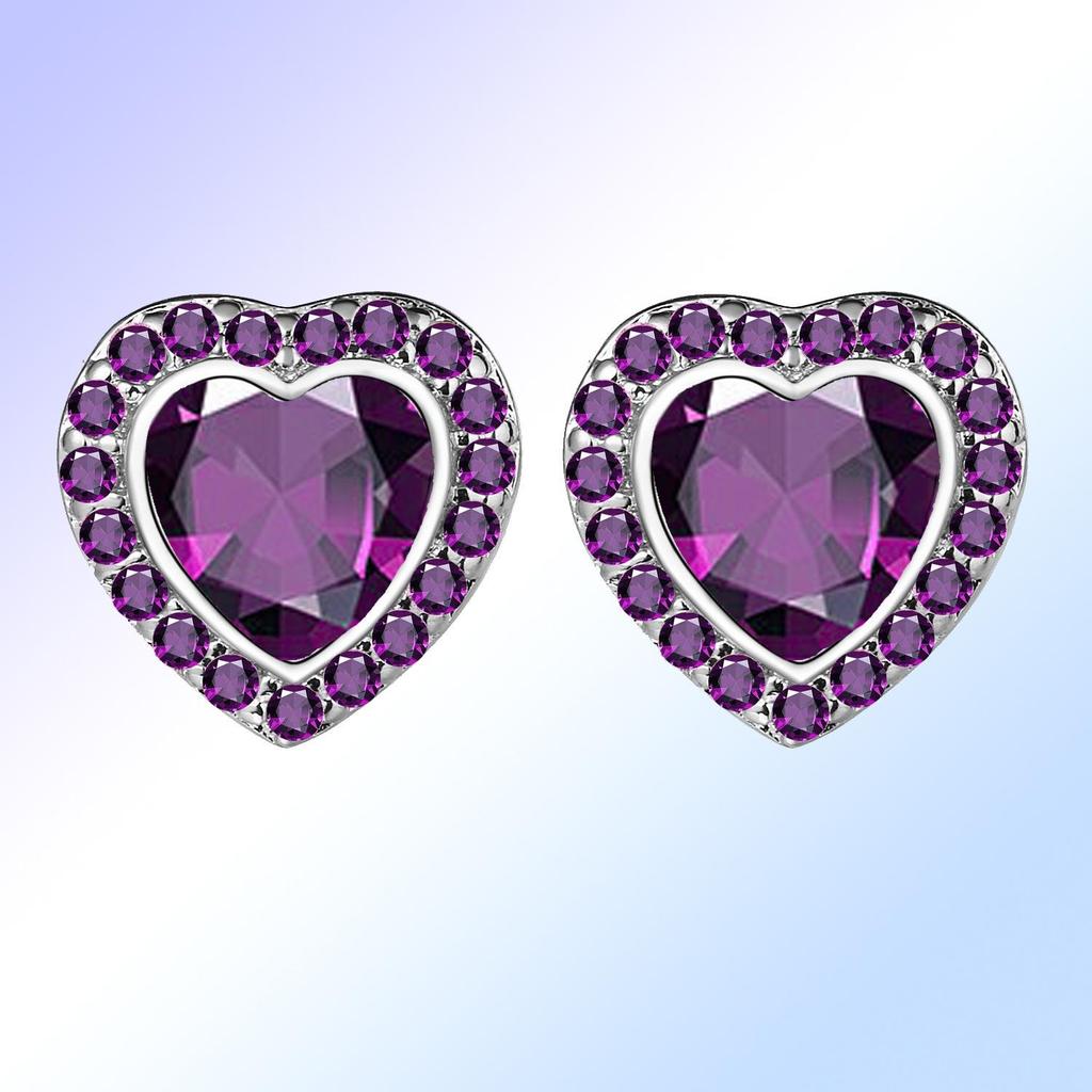 Korean Peach Heart Earrings: Simple, Small, and Cute Love-themed Jewelry for Women