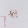 In Stock: Stainless Steel Open Jump Rings - Multiple Sizes, DIY Jewelry Accessories, 100 Pieces/Bag.
