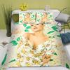 Cantante Ariana Grande Copripiumino Federa Set Biancheria da Letto Decorazione Camera da Letto Ragazze Adulte Regalo per Ragazza Singolo Twin King Size