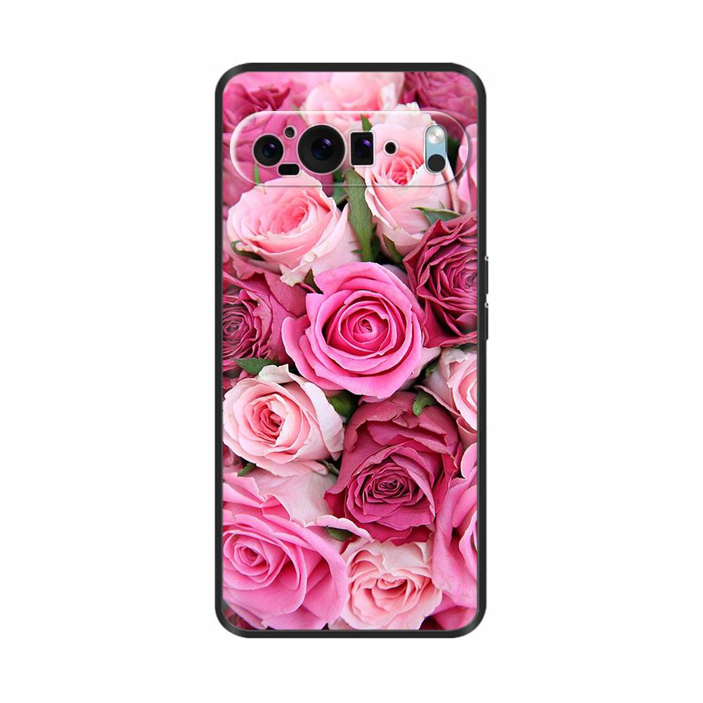 Etui na telefon Google Pixel9 / Pixel 9 Pro XL Urocze Kwiaty Malowane Silikonowe Tylne Pokrowce dla Google Pixel 9 Pro XL Fundas Shell